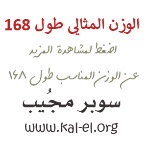 ماهو الوزن المثالي الطول 168 الوزن المثالي للطول 168 الوزن المثالي لطول 168 سوبر مجيب